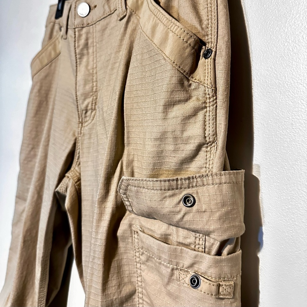 NWOT Women’s Ridgecut Toughwear Carpenter Ripstop Activewear Sz14 Tan gorpcore - Picture 3 of 7